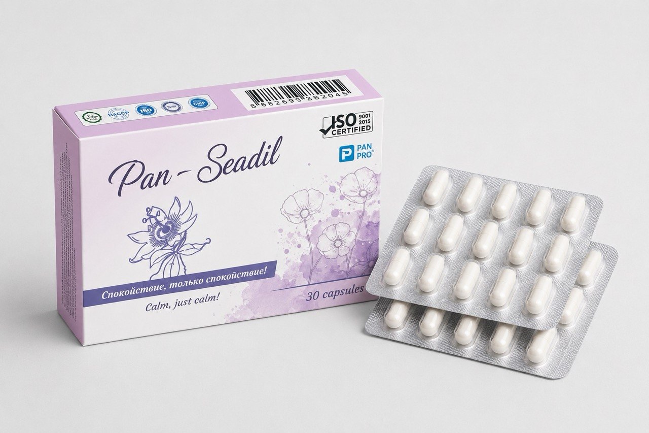 Упаковка Pan-Sedil — 30 капсул