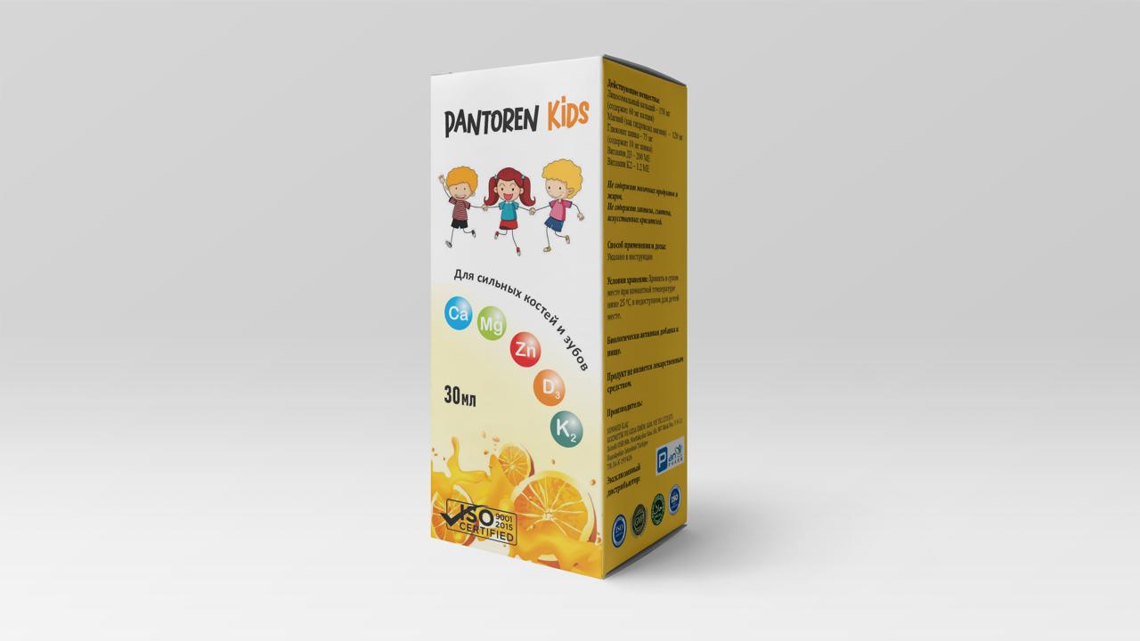 Упаковка Pantoren Kids — капли 30 мл